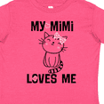 thumbnail image 4 of Inktastic Mimi Loves Me Grandchild Girls Girls Toddler T-Shirt, 4 of 5