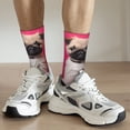 thumbnail image 6 of KLL Colorful Dog Cat Collage Print Cool Socks Men's Women's Crew Socks Funny Crazy Novelty Stockings, 6 of 6