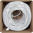 thumbnail image 3 of Cable de altavoz NavePoint 16/4 AWG, 500 pies, CL2, 4 conductores, blanco, 3 of 4