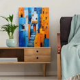 thumbnail image 5 of Minimalist Abstract Figure Hat Dress Canvas Wall Art Painting for Living Room Bedroom Dining Room Office Hotel Gallery Decor, 5 of 8