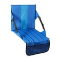 thumbnail image 2 of harayaa Stadium Seat Cushion Padded Seat Sit Mat Multipurpose Folding Bleacher Seat with Back Support for Outdoor Beach Picnic Hiking Blue, 2 of 8