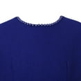 thumbnail image 3 of Richie House Girls' Short Sleeve Wool Dress with Pearls RH2178, 3 of 7