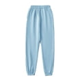 thumbnail image 2 of Solid Jogger Baby Blue Womens Sweatpants (Women's), 2 of 4