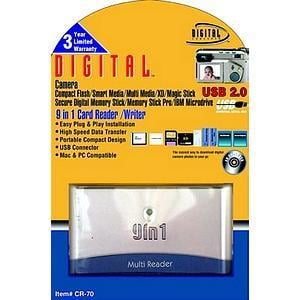 9-in-1 Card USB 2.0 Reader/Writer