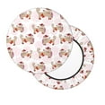 thumbnail image 2 of Haiem Dachshund Dog Puppy Cushion Round Bar Chair Seat Cover Bar Chair Cushion Covers Elastic Washable Bar Chair Cover,Protects from Scratches and Stains-14 inch, 2 of 7