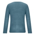 thumbnail image 5 of V Neck Sweaters for Men Long Sleeve Crochet Knitted Pullover T Shirts Casual Solid Color Basic Loose Comfort Tops Sweater Fall, 5 of 5