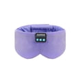 thumbnail image 4 of Joythink Sleep Headphones Bluetooth Sleep Mask Silk Headband Earphones Bluetooth Eye Mask for Sleeping On Side Blackout Soft Sleep Earphones Music Kids Children Eye Cover purple, 4 of 8