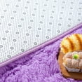 thumbnail image 5 of Softlife Ultra Soft Area Rugs, Fluffy Carpets for Bedroom Living Room Shaggy Floor Rug Home Decor Mats, 4' x 5.3' , Purple, 5 of 7