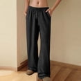 thumbnail image 2 of zbxnLI Womens Pajama Pants Elastic Waist Drawstring Lounge Pants Comfy Pj Bottom Pants with Pockets, 2 of 8