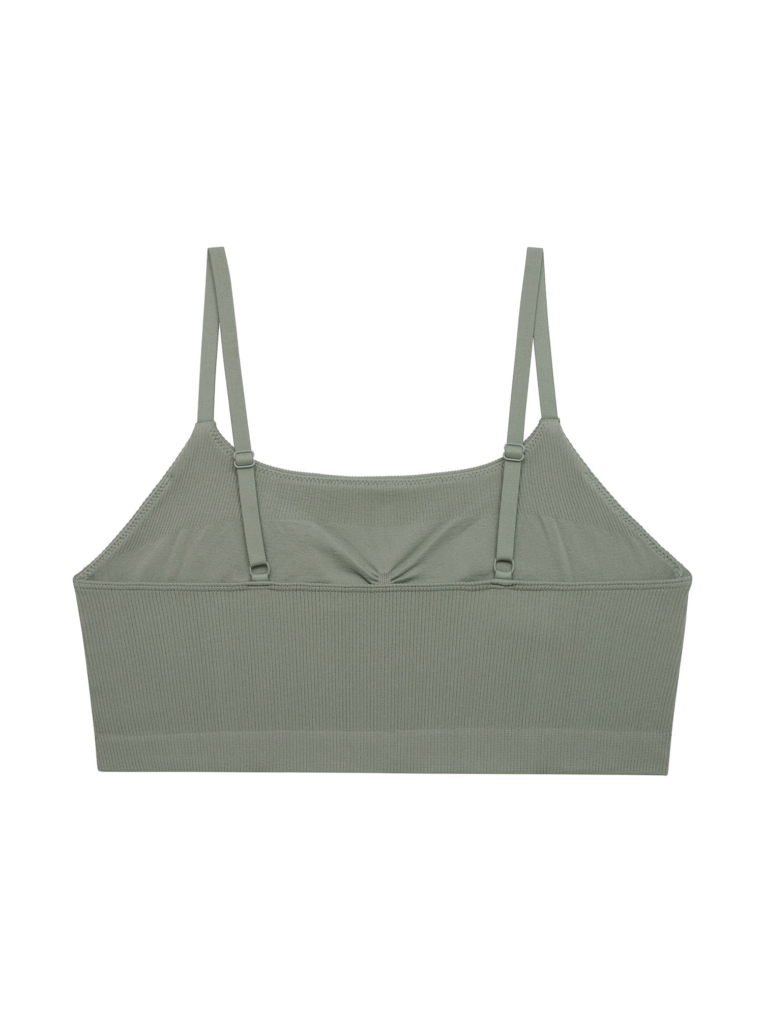 No Boundaries Women's Seamless Ribbed Cami Bralette, Sizes XS-XXXL