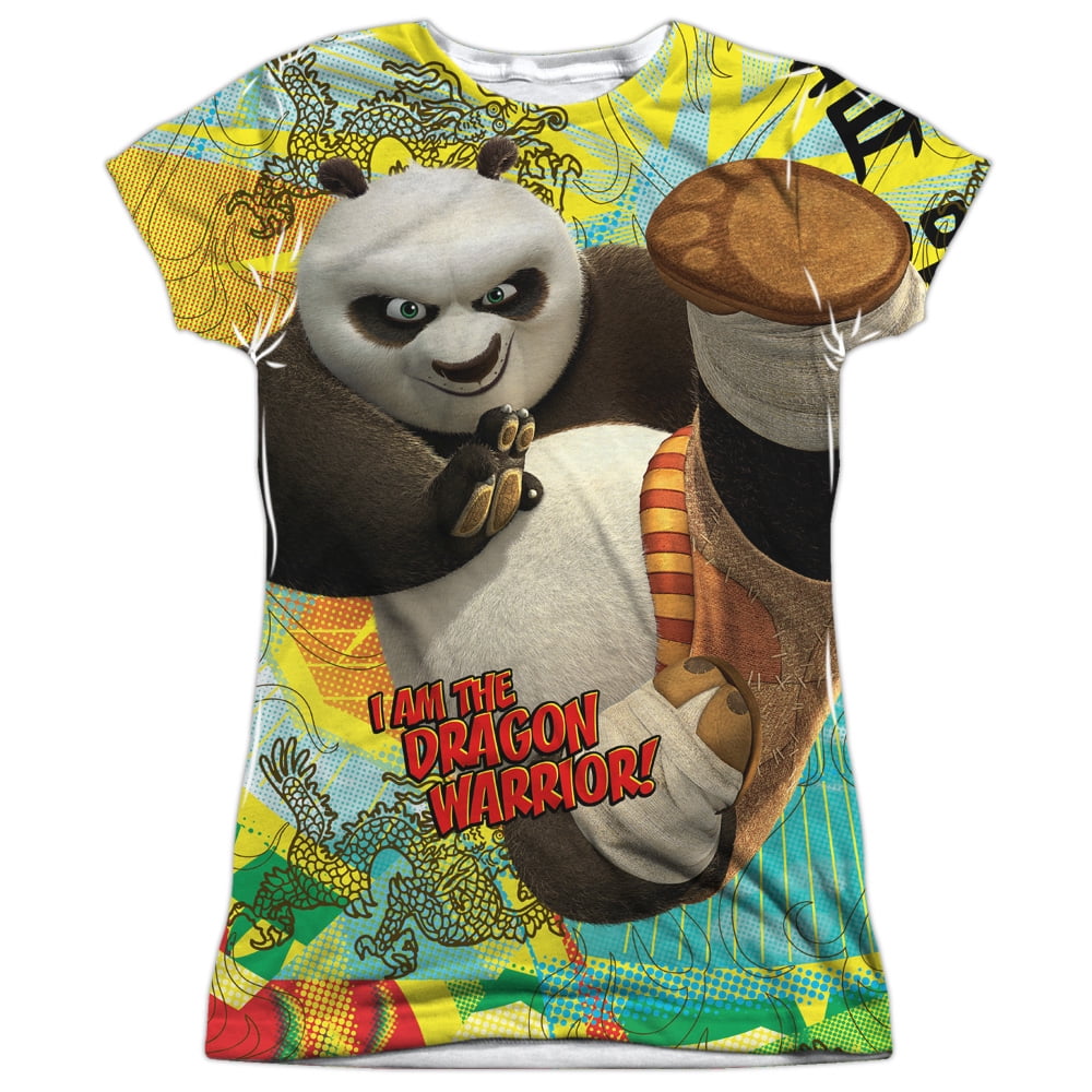 kung fu panda dragon warrior juniors sublimation shirt - Walmart.com