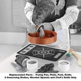 thumbnail image 5 of Replacement Parts for Fisher-Price Head Chef Playset - GKW08 ~ Replacement Bag Includes Frying Pan, Plate, Fork, Knife, 2 Seasoning Dishes, Wooden Spatula and Chef's Knife, 5 of 5