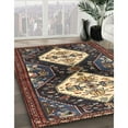 thumbnail image 3 of Ahgly Company Machine Washable Indoor Rectangle Traditional Bakers Brown Area Rugs, 4' x 6', 3 of 7