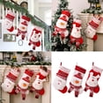 thumbnail image 2 of ZPAQI 2 Pack Christmas Socks for Holiday Decoration and Gifting Knitted Present Bags, 2 of 18