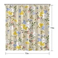thumbnail image 5 of Waterproof Beautiful Colorful Floral Shower Curtain 72x72 Inch Boho Style Polyester Unique Shower Curtain for Bathroom Hotel Home Decor with 12 Plastic Hooks, 5 of 5
