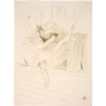 thumbnail image 2 of Henri de Toulouse-Lautrec 19x24 Black Ornate Framed Double Matted Museum Art Print Titled: Miss Ida Heath, English Dancer (1893 - 1894), 2 of 5