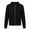 Black, variant on gbyLJF Men Fleece Zipper Jackets Thickened and Warm Long Sleeve Coat Fall/Winter Solid Color Short Jacket with Pockets