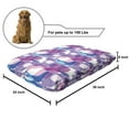 thumbnail image 2 of Geometric Pet Bed, Digital Pastel Colored Square Shapes Fantasy Abstract Contemporary Illustration, Resistant Pad for Dogs and Cats Cushion with Removable Cover, 24" x 39", Multicolor, by Ambesonne, 2 of 4