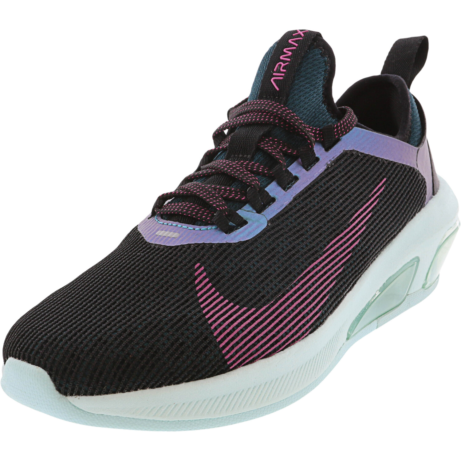 Nike Women's Air Max Fly Black / Laser Fuchsia Teal Tint Ankle-High Running - 6M - image 1 of 2