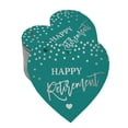 thumbnail image 1 of Inkdotpot Silver Foil Paper Hang Tags Happy Retirement Favor Tags 100 Pieces, 1 of 1