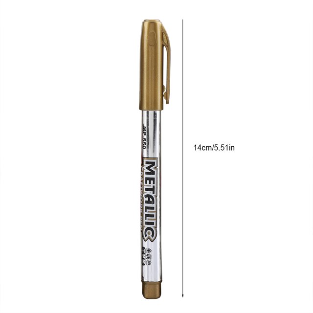 12Pcs Permanent Marker Pen with High Density Fiber Tips for Greeting Cards Drawing Scrapbook Writing on Paper Wood Textiles Plastic Ceramics