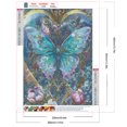 thumbnail image 2 of Pintura de diamante 5D DIY taladro redondo completo Wdftyju mariposa secuestrada decoración del hogar 30x40cm, 2 of 9