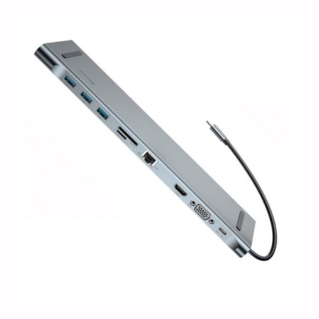 axGear USB Type C 3.1 Docking Station HUB VGA HDMI Video Converter Giga ...