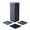 Black brick-shaped, variant on Interlocking Outdoor Floor Mat Set, 44 Pcs Waterproof Patio Floor Mats, Snap Together Plastic Deck Tile Mat for Balcony, Backyard, Porch, Modular Floating Outdoor Flooring Surface (Brown Twill)