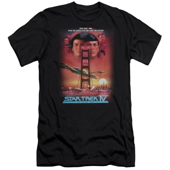 Star Trek - The Voyage Home(Movie) - Premium Slim Fit Short Sleeve Shirt - Small