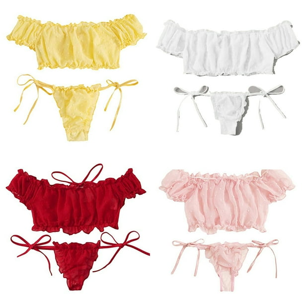 Conjunto de sujetador de encaje sexy estilo europeo y americano ropa interior sexy bikini dividido para mujer ropa interior sexy