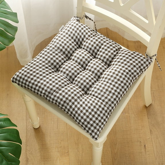Chair Cushions For Indoor/dining/kitchen Chairs Seat Cushions Tufted Chair Cushions With Ties, Suitable for Chairs, Stools, Floors,Sofa, etc, 40x40cm / 15.75x15.75in