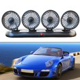 thumbnail image 4 of DAMIFU Car Fan Cooling Car Fan 4 Heads 360° Car Fan Car Cooler Fan Wind Adjustment 5V, 4 of 9