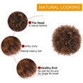 thumbnail image 5 of Extensión de cola de caballo CECINILL Afro Puff Kinky Curly para mujer, 5 of 5