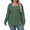 Green, variant on NISVIYA Women Tunic Tops Square Neck Blouse Long Puff Sleeves Shirts Loose Fit Sweater Casual Tops Fall Fashion