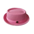 thumbnail image 3 of QASIEATN Classic Fit Bucket Hats for Women Summer Breathable Mesh Hat Outdoor Sun Hat British Jazz Hat Trendy Hat Sun Hat Fall Fashion Accessories, 3 of 8