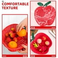 thumbnail image 2 of HEATSHAKING Woven Storage Basket 1Pack Red Apple Shape for Home and Kitchen, 2 of 7