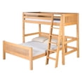 thumbnail image 2 of Camaflexi Twin over Full Loft Bed - L Shape - Mission Headboard - Multiple Finishes, 2 of 4