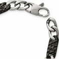 thumbnail image 4 of Stainless Steel Polished Black Ip-Plated Link 24In Necklace (24 X 9) Made In China -Jewelry By Sweet Pea, 4 of 10