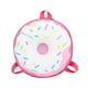 thumbnail image 1 of Mochila escolar para niños y niñas, bolsa bonita con forma de Donut de arcoíris, informal, para guarderíaPinkFrancia Fivean unisex, 1 of 2
