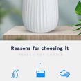 thumbnail image 3 of Billuyoard Humidificador de aire, rociador de niebla de gran capacidad con luz, difusor de aceite esencial de aromaterapia, suministros de vaporizador Humidificadores Rosado Billuyoard HA059314-02B, 3 of 6