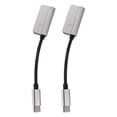thumbnail image 1 of Weiweiguan 1 Set 2Pcs Type-C to 3.5mm Adapters 2-in-1 Headphone Adapters Converters, 1 of 7