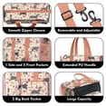 thumbnail image 3 of Teacher Tote Bag,Schnauzer Dog and Pioneer Flower Teacher Utility Tote Bag,Large Work Tote Bags for Women with Multiple Pockets,Top Zipper Closure,13.8x10.6x6.7 Inch, 3 of 5