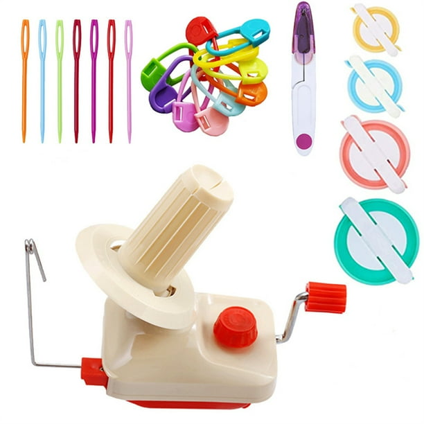 Injueey Enrollador de agujas, accesorio de ganchillo, manualidades, accesorios ligeros para manualidades, enrolladores duraderos innecesarios Decoración del hogar 03