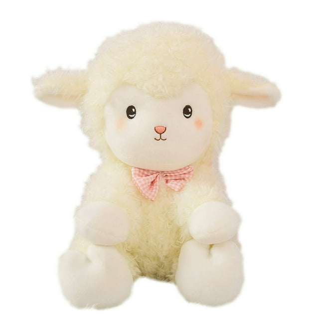 Sheep Stuffed Toy High Simulation Strong Flexibility Decorative Toy Stuffed Sheep Decor Toy for Children