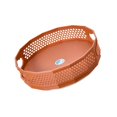 thumbnail image 1 of Xingzhi Anti-Skid Turntable Spice Rack Bathroom Storage Organizer Container Tray Orange L 1Set, 1 of 6