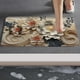 thumbnail image 5 of Alfombra de suelo tridimensional con diseño de flores de diatomita, antideslizante, de secado rápido, suave y lavable., 5 of 6