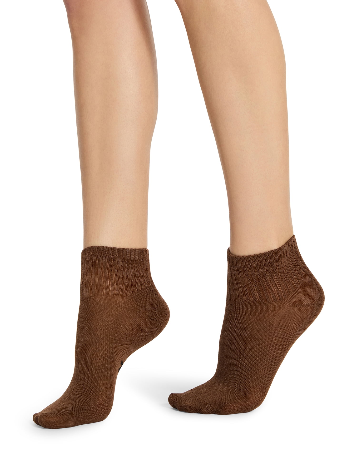 Madden NYC Women's Quarter Sock, 6-Pack, Fits Shoe Size 5-10