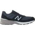thumbnail image 6 of New Balance M990NV5: Men's 990NV5 Grey/Castlerock Sneaker Extra Wide (9.5 2E US Men, Navy/Silver), 6 of 6