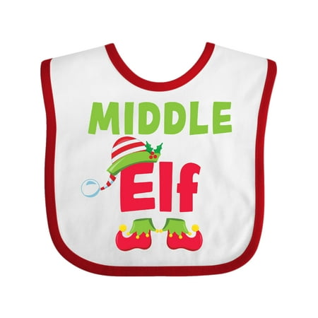

Inktastic Christmas Middle Elf Gift Baby Boy or Baby Girl Bib
