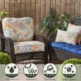 thumbnail image 4 of Greendale Home Fashions 19'' x 12'' Reversible Outdoor Throw Pillow, Set of 2, Jamboree, 4 of 7